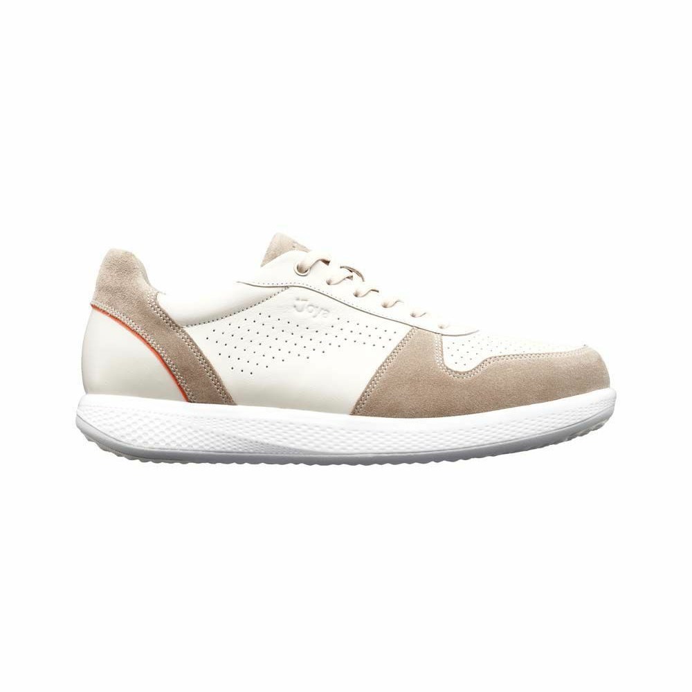 Baskets Joya Sven Homme Beige Blanche | ENC-673204