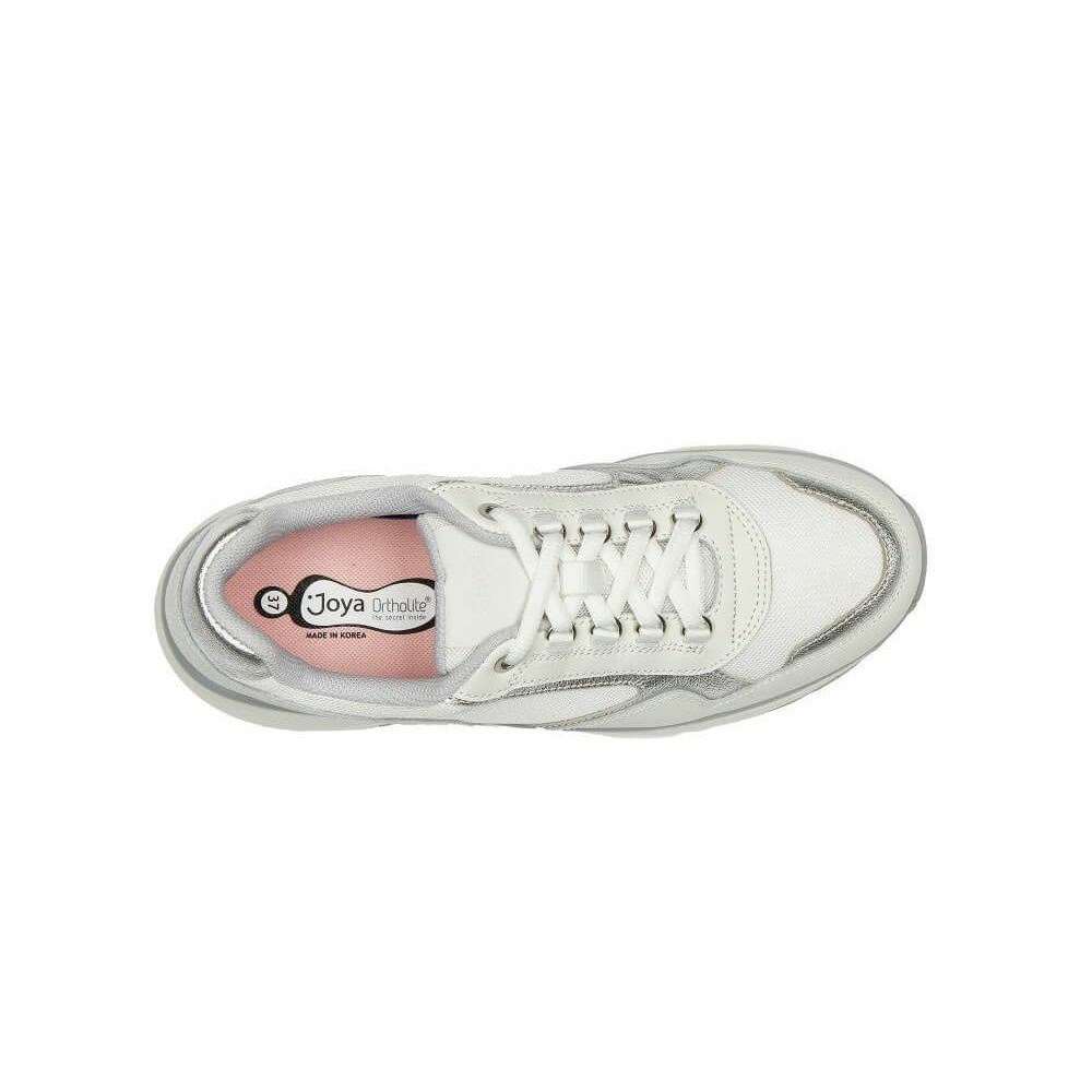 Baskets Joya Tina II Femme Argent Blanche | UZC-085217